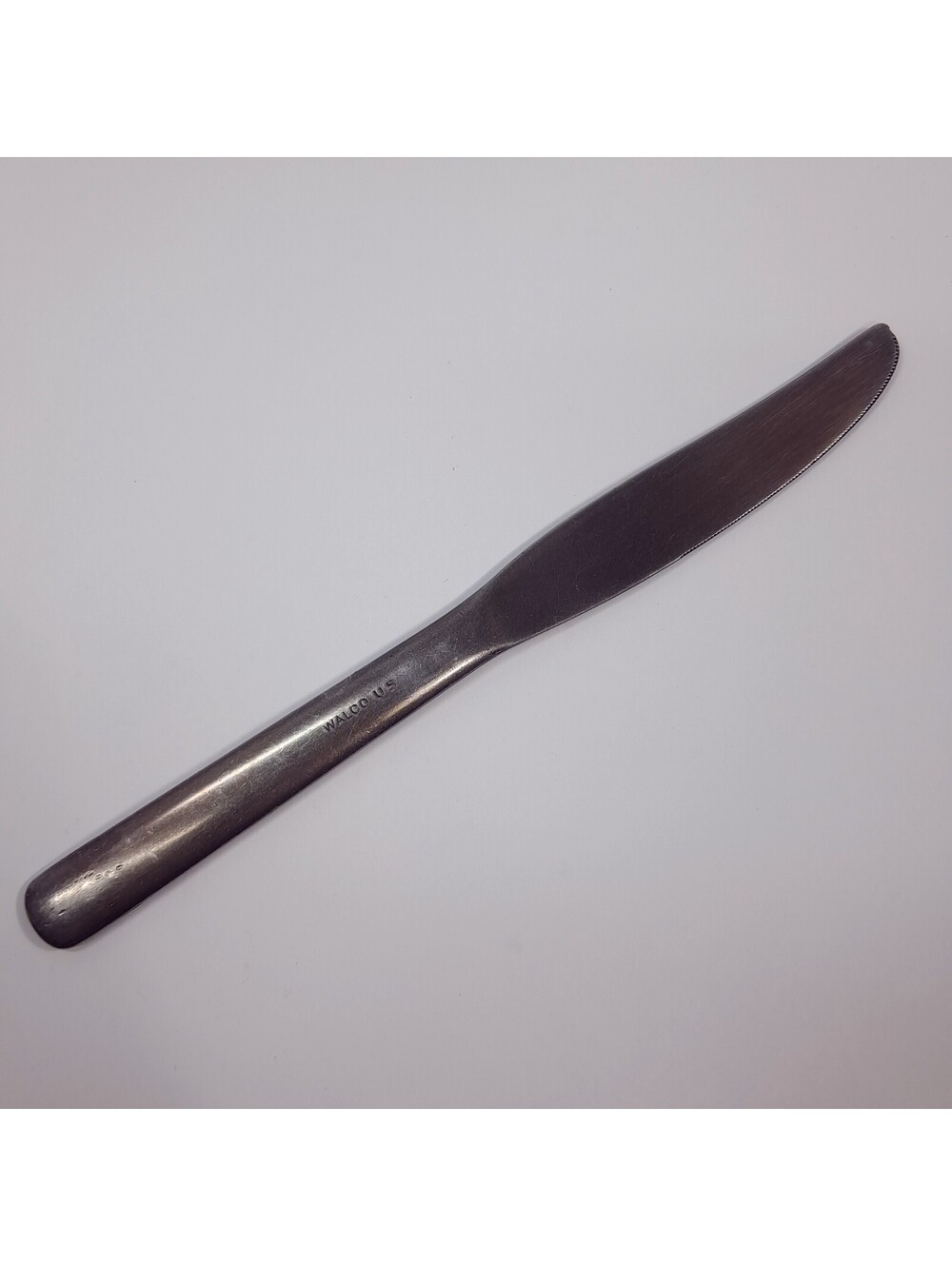 Vintage Walco US Dinner Knife Mess Hall Military butter chow mess food hall